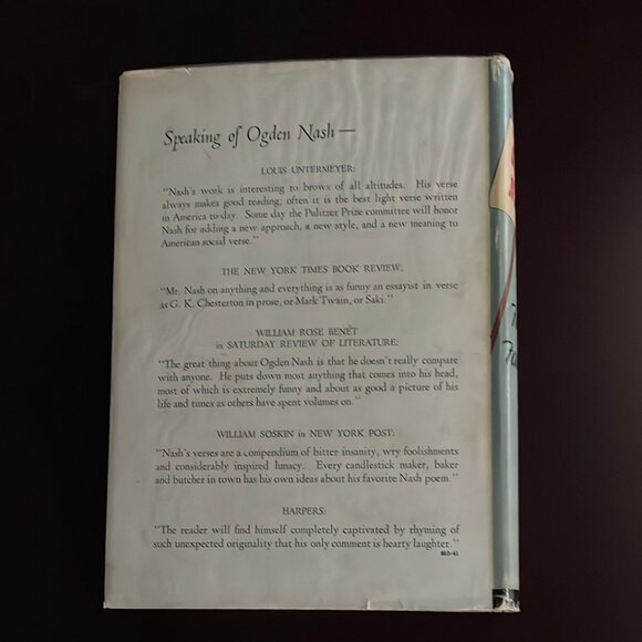 The Face is Familiar: The Best Verse of Ogden Nash - Nash, Ogden - Picture 2 of 5